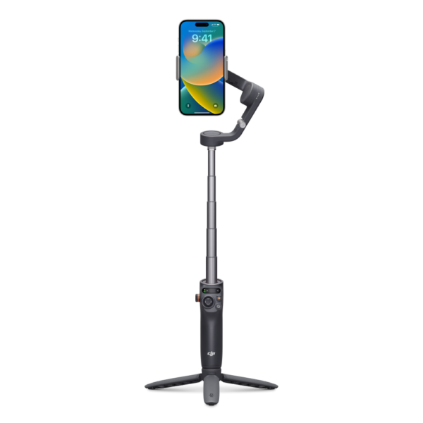 DJI Osmo Mobile 6 Gimbal Stabilizer for Smartphones, 3-Axis Stabilization, Built-In Extension Rod, Object Tracking, Portable & Foldable, Slate Gray - Image 6