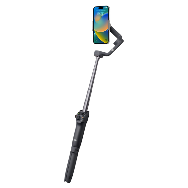 DJI Osmo Mobile 6 Gimbal Stabilizer for Smartphones, 3-Axis Stabilization, Built-In Extension Rod, Object Tracking, Portable & Foldable, Slate Gray - Image 8