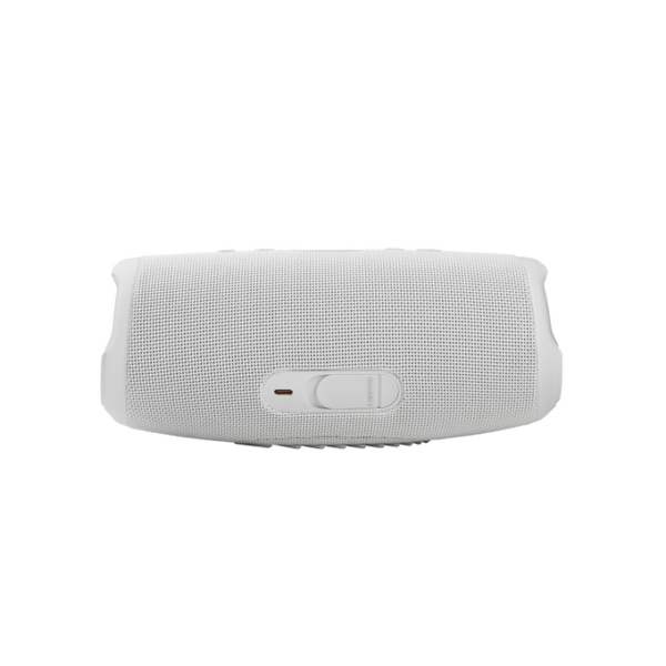 JBL Charge 5 Portable Bluetooth Speaker, Built-In Powerbank, Pro Sound, Dual Bass Radiators, 20H Battery, IP67 Waterproof, Dustproof, White - Image 3