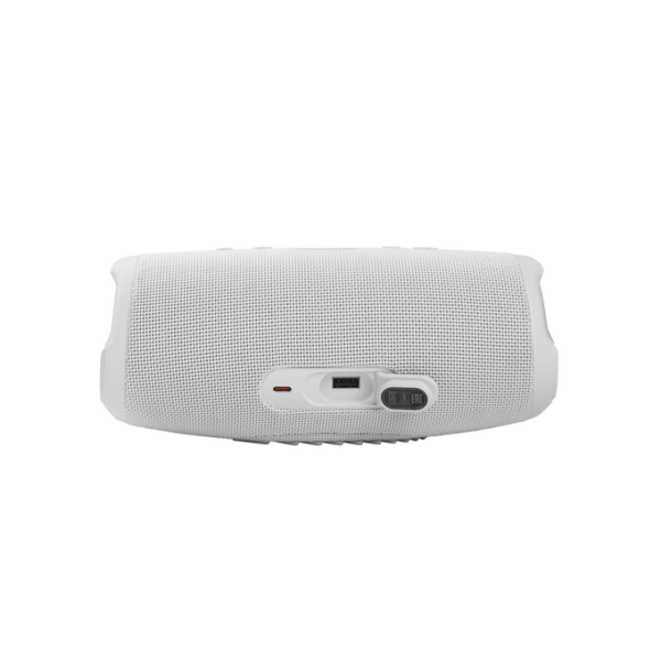 JBL Charge 5 Portable Bluetooth Speaker, Built-In Powerbank, Pro Sound, Dual Bass Radiators, 20H Battery, IP67 Waterproof, Dustproof, White - Image 7