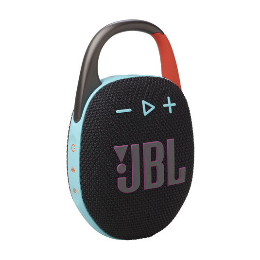 JBL Clip 5 Ultra-portable Waterproof Speaker with AURACAST, Connect Multiple Speakers, Powerful Audio, Dustproof, Wireless Bluetooth Streaming, 12 Hours of Playtime, Black Orange 1 JBL Clip 5 Ultra-portable Waterproof Speaker with AURACAST Black Orange