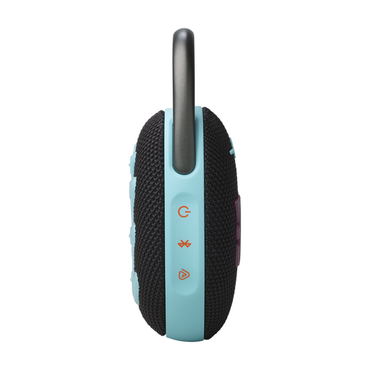 JBL Clip 5 Ultra-portable Waterproof Speaker with AURACAST, Connect Multiple Speakers, Powerful Audio, Dustproof, Wireless Bluetooth Streaming, 12 Hours of Playtime, Black Orange 4 JBL Clip 5 Ultra-portable Waterproof Speaker with AURACAST, Connect Multiple Speakers, Powerful Audio, Dustproof, Wireless Bluetooth Streaming, 12 Hours of Playtime, Black Orange - Image 4