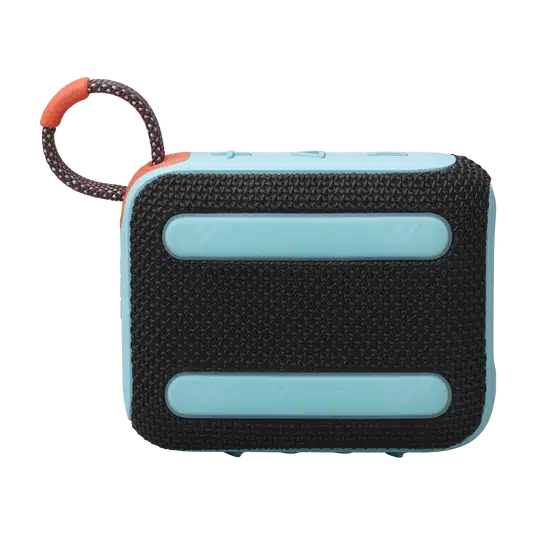 سماعة بلوتوث محمولة JBL Go 4 الأسود البرتقالي – مقاومة للماء والغبار IP67، Auracast، قدرة 4.2 واط، حتى 7 ساعات + ساعتان مع Playtime Boost 18 علبة JBL Go 4 الأسود البرتقالي