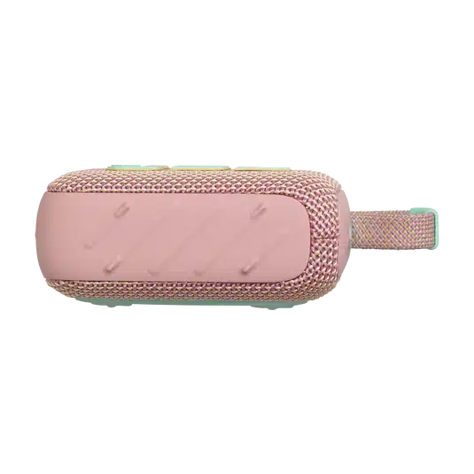 JBL Go 4 Ultra-Portable Waterproof Speaker with AURACAST, Powerful Audio Streaming, 7 Hours Playtime, Pink 3 JBL Go 4 Ultra-Portable Waterproof Speaker with AURACAST, Powerful Audio Streaming, 7 Hours Playtime, Pink - Image 3