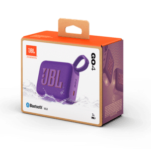 JBL Go 4 Ultra-Portable Waterproof Speaker with AURACAST, Powerful Audio Streaming, 7 Hours Playtime, Purple