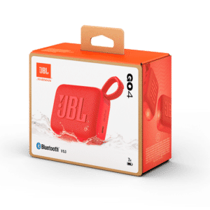 JBL Go 4 Ultra-Portable Waterproof Speaker with AURACAST, Powerful Audio Streaming, 7 Hours Playtime, Red