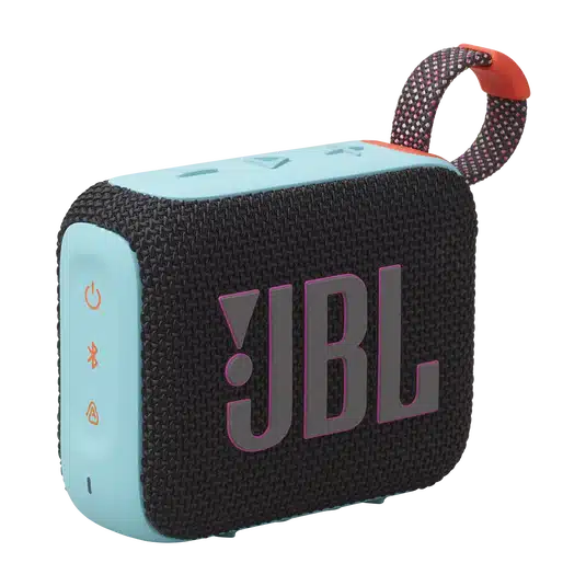 JBL Go 4 Ultra-Portable Waterproof Speaker with AURACAST, Powerful Audio Streaming, 7 Hours Playtime, Black / Orange JBL Go 4 Black Orange