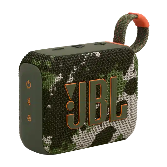 JBL Go 4 Ultra-Portable Waterproof Speaker with AURACAST, Powerful Audio Streaming, 7 Hours Playtime, Squad JBL Go 4 Squad
