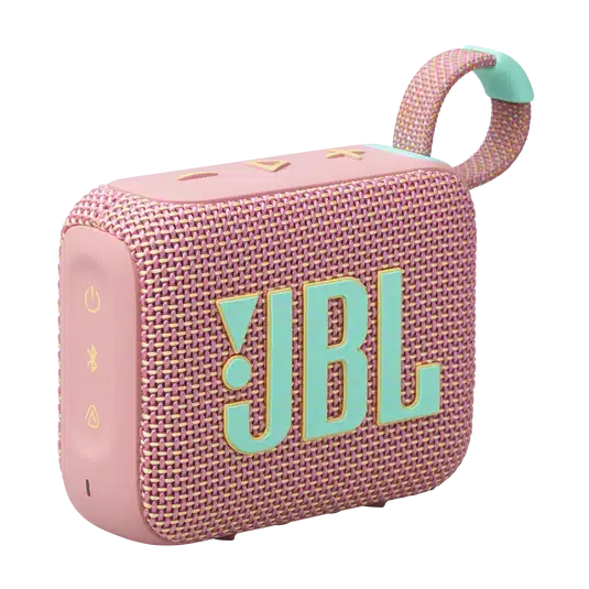 JBL Go 4 Ultra-Portable Waterproof Speaker with AURACAST, Powerful Audio Streaming, 7 Hours Playtime, Pink JBL Go 4 Pink