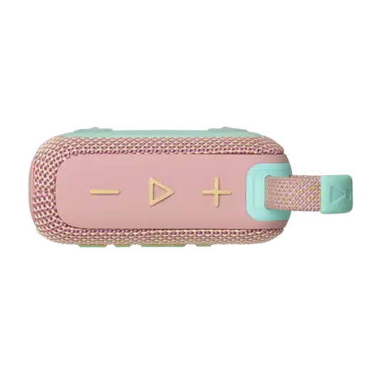 JBL Go 4 Ultra-Portable Waterproof Speaker with AURACAST, Powerful Audio Streaming, 7 Hours Playtime, Pink 4 JBL Go 4 Ultra-Portable Waterproof Speaker with AURACAST, Powerful Audio Streaming, 7 Hours Playtime, Pink - Image 4