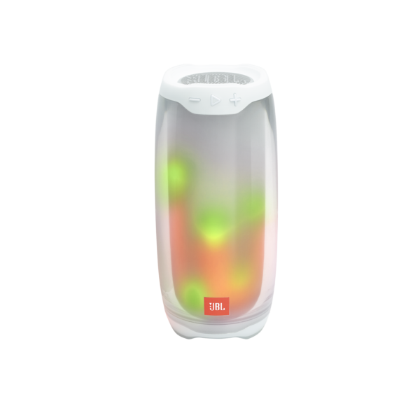 JBL Pulse 4 Portable Bluetooth Speaker with 360° LED Lightshow, JBL Signature Sound, 12H Battery Life, IPX7 Waterproof, White - Image 5