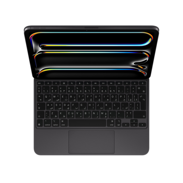 Apple Magic Keyboard for iPad Pro 11‑inch (M4), Arabic Keyboard Layout, Black - Image 4