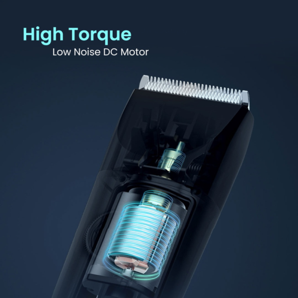Xiaomi Mijia Cordless Hair Clipper Rechargeable Professional Trimmer for Home & Salon, 90-Min Runtime, Stainless Steel Blades, 5 Guards, Quiet Motor - Image 11