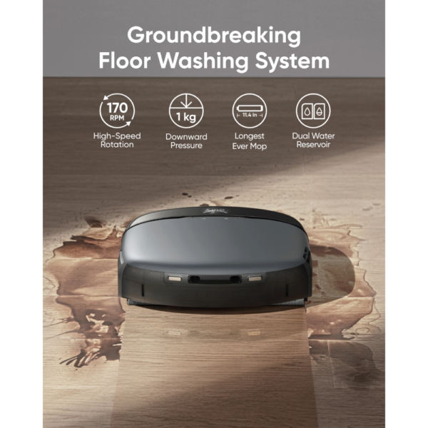 totot 998988877701 eufy Robot Vacuum Omni S1 Self-Emptying Vacuum with Mop