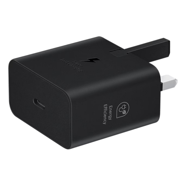 Samsung 25W Power Adapter without Cable Fast Charging for Smartphones, Tablets, Black - Image 4