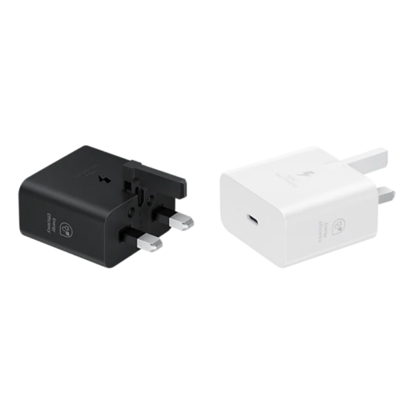 Samsung 25W Power Adapter without Cable Fast Charging for Smartphones and Tablets, White - Image 5