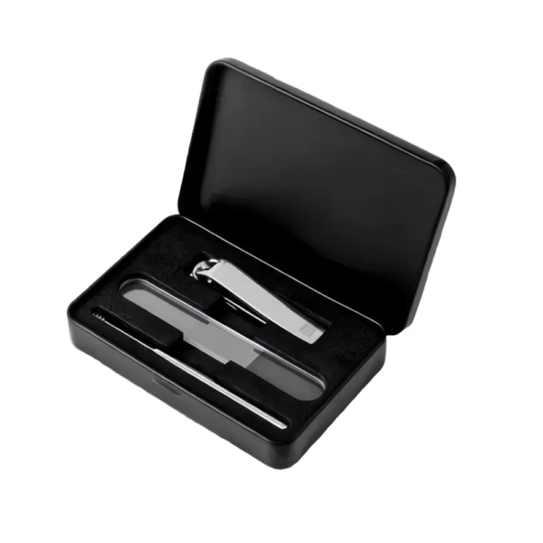 Xiaomi Huohou No Splash Nail Clippers Set, 4-in-1 Portable Grooming Kit with Metal Box - Image 4