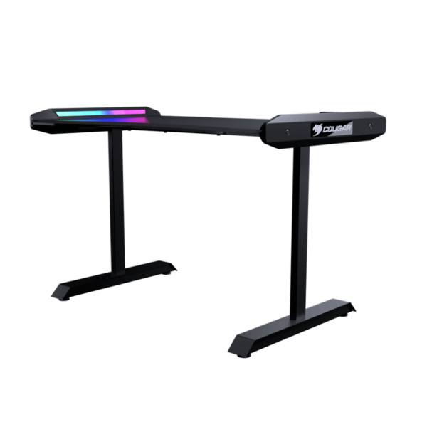 COUGAR DESK MARS120 BLK Gaming Desk Stylish and Durable Black Desk with RGB Lighting - Image 2
