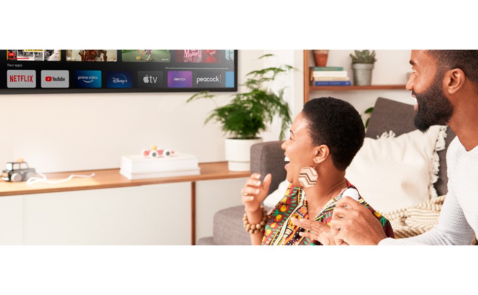 Google Chromecast with Google TV 4K Media Streamer, Google Assistant Built-In, Snow 21 Google Chromecast with Google TV 4К Media Streamer with Google Assistant - Snow