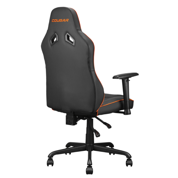 COUGAR CHAIR FUSION S ORG Ergonomic Gaming Chair, Adjustable Armrests, High-Back Design, Stylish Orange Accent - Image 4