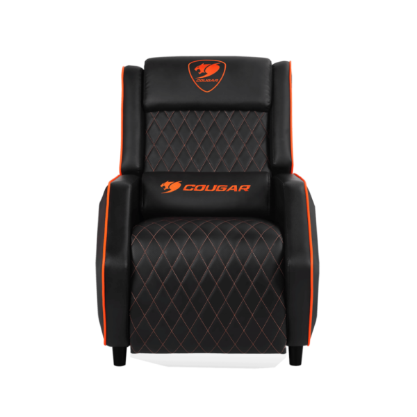 COUGAR CHAIR RANGER S ORG Ergonomic Gaming Chair, Adjustable Lumbar Support, Black & Orange, Premium Comfort for Long Sessions