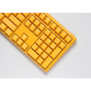 Ducky One 3 Yellow Ducky Fullsize 100% Mechanical Keyboard, Cherry MX Red Switches, US Layout