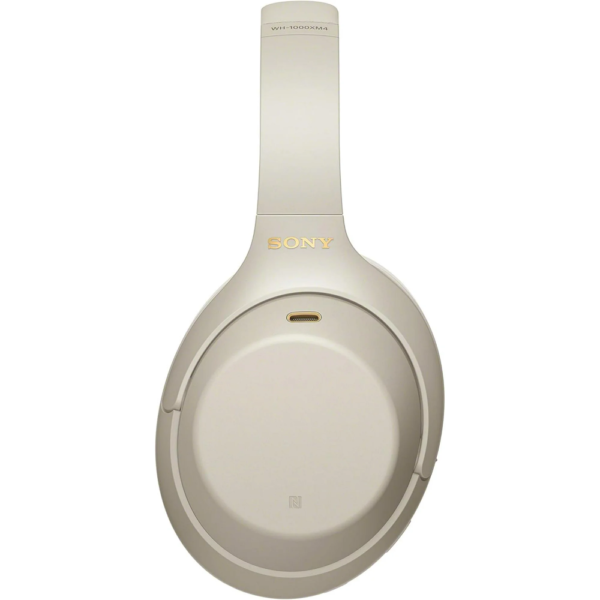 Sony WH-1000XM4 Wireless Noise-Canceling Over-the-Ear Headphones, with Google Assistant, Silver - Image 4