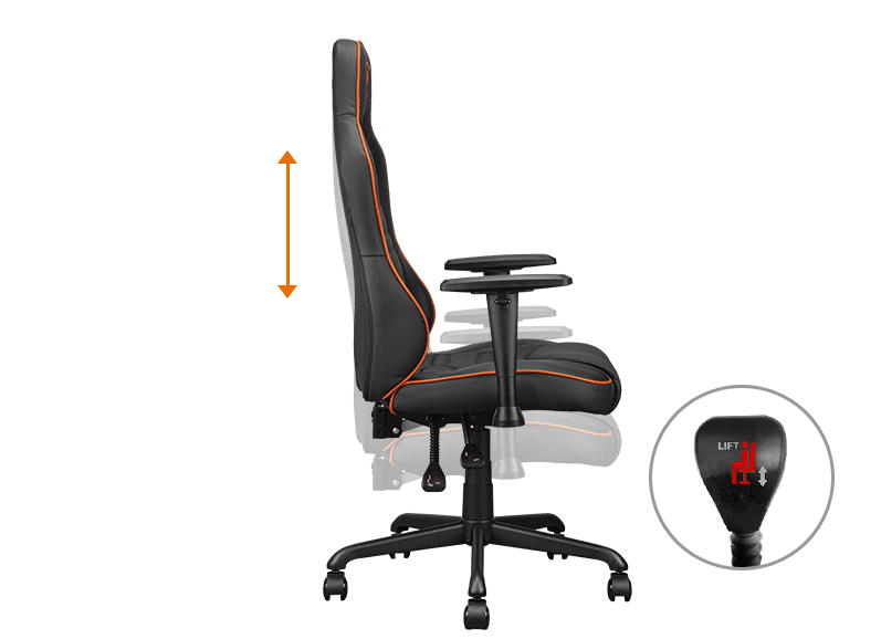 COUGAR CHAIR FUSION BLK Gaming Chair, Ergonomic Design with Adjustable Features, Black 8 fusion s product section 04 totot.ae