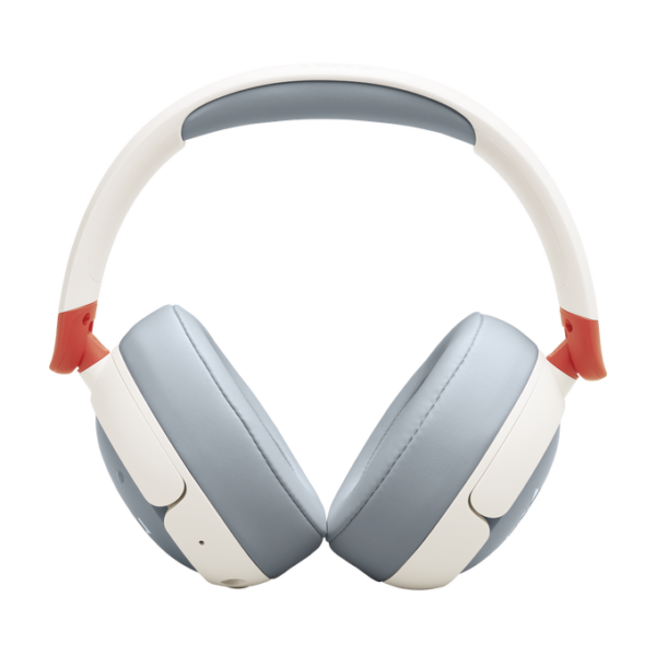 JBL Junior 470 NC Wireless Over-Ear Bluetooth Headphones, Active Noise Cancelling, Safe Sound, 50H Battery, Built-in Mic, Kids-Friendly, White - Image 2