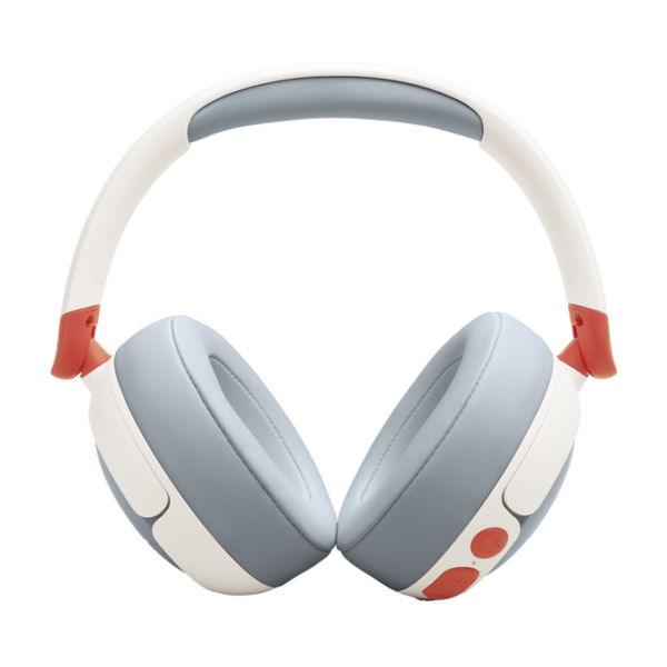 JBL Junior 470 NC Wireless Over-Ear Bluetooth Headphones, Active Noise Cancelling, Safe Sound, 50H Battery, Built-in Mic, Kids-Friendly, White - Image 3