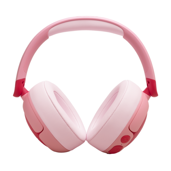 JBL Junior 470 NC Wireless Over-Ear Bluetooth Headphones, Active Noise Cancelling, Safe Sound, 50H Battery, Built-in Mic, Kids-Friendly, Pink - Image 3