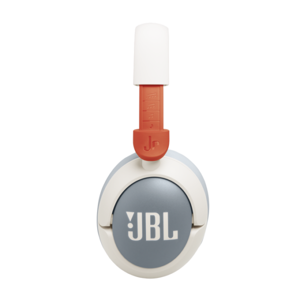 JBL Junior 470 NC Wireless Over-Ear Bluetooth Headphones, Active Noise Cancelling, Safe Sound, 50H Battery, Built-in Mic, Kids-Friendly, White - Image 4