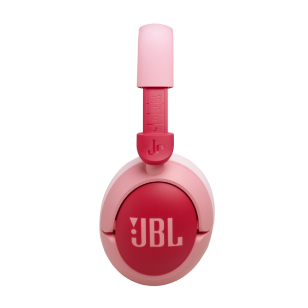 JBL Junior 470 NC Wireless Over-Ear Bluetooth Headphones, Active Noise Cancelling, Safe Sound, 50H Battery, Built-in Mic, Kids-Friendly, Pink - Image 4