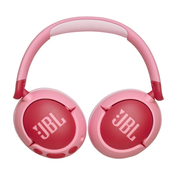 JBL Junior 470 NC Wireless Over-Ear Bluetooth Headphones, Active Noise Cancelling, Safe Sound, 50H Battery, Built-in Mic, Kids-Friendly, Pink - Image 6