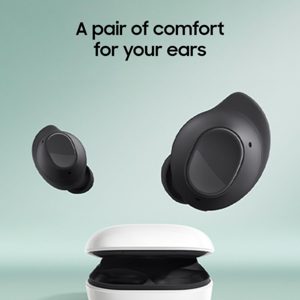 Samsung Galaxy Buds FE R400, Wireless Earbuds, Active Noise Cancellation, 24H Playtime, IPX4 Water Resistant, Black - Image 2