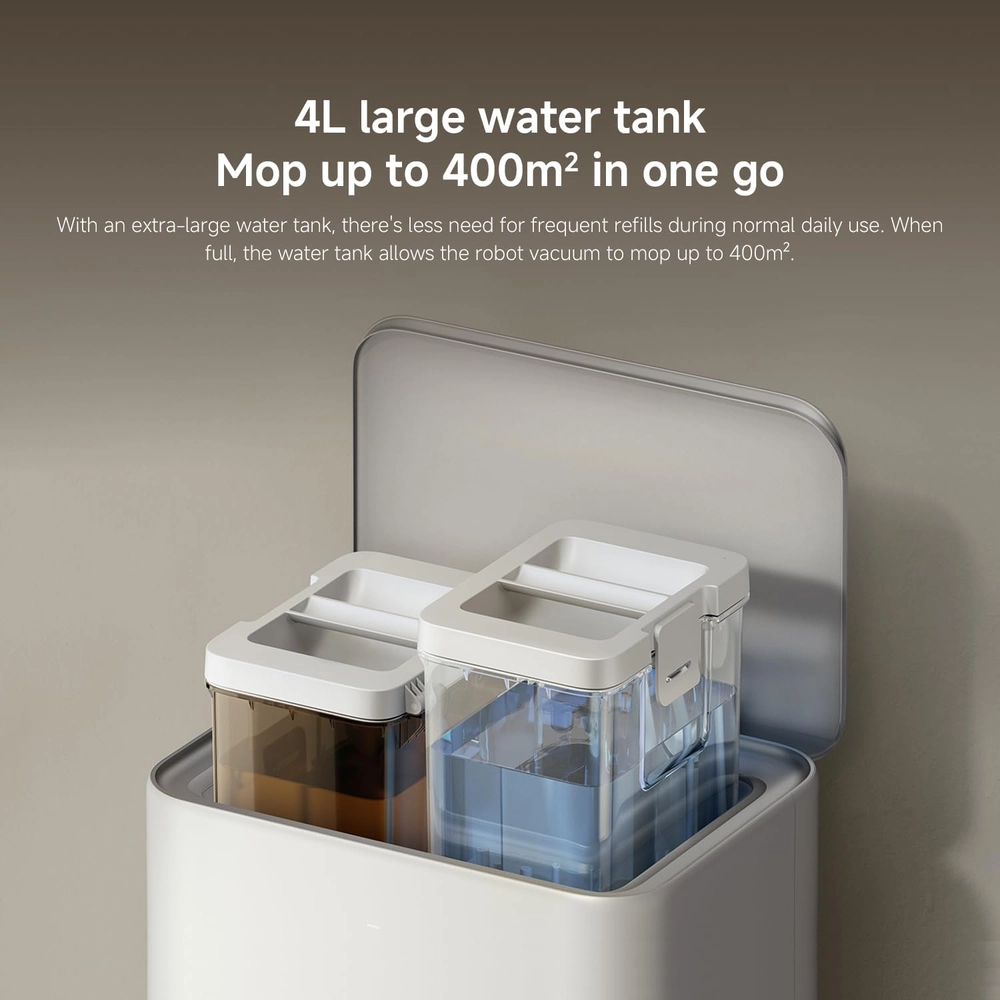 Xiaomi Robot Vacuum 5 Pro, Flagship Smart Robot Vacuum & Mop with 20,000 Pa+ Suction, AI Obstacle Recognition & Omni Self-Cleaning Dock, White 2 Xiaomi Robot Vacuum 5 Pro, Flagship Smart Robot Vacuum & Mop with 20,000 Pa+ Suction, AI Obstacle Recognition & Omni Self-Cleaning Dock, White - Image 2