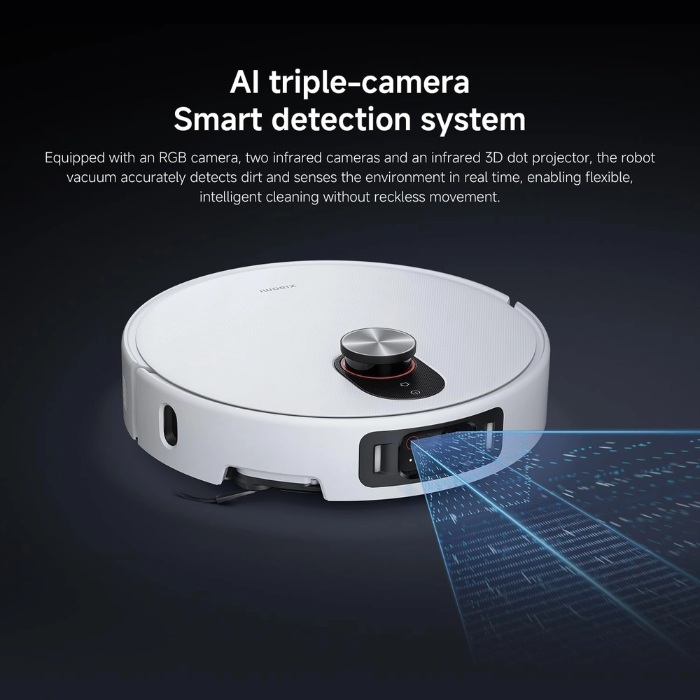 Xiaomi Robot Vacuum 5 Pro, Flagship Smart Robot Vacuum & Mop with 20,000 Pa+ Suction, AI Obstacle Recognition & Omni Self-Cleaning Dock, White 3 Xiaomi Robot Vacuum 5 Pro, Flagship Smart Robot Vacuum & Mop with 20,000 Pa+ Suction, AI Obstacle Recognition & Omni Self-Cleaning Dock, White - Image 3