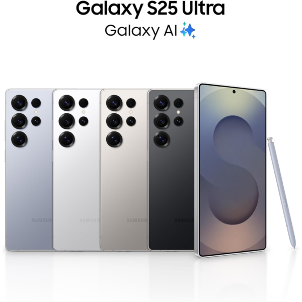 Samsung Galaxy S25 Ultra AI Phone, 512GB/12GB, 200MP Camera, S Pen, Long Battery Life, Android Smartphone, Titanium Whitesilver (UAE Version) - Image 2