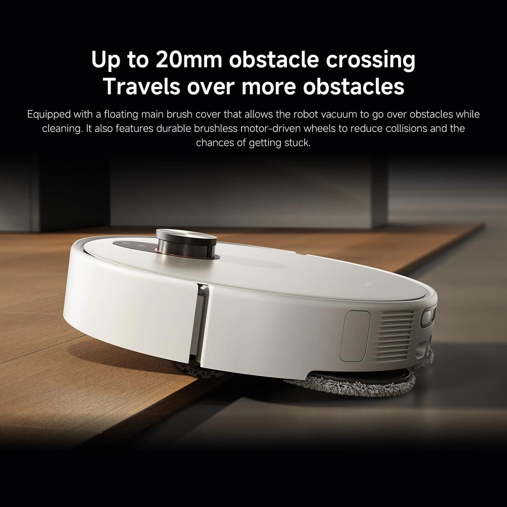 Xiaomi Robot Vacuum 5 Pro, Flagship Smart Robot Vacuum & Mop with 20,000 Pa+ Suction, AI Obstacle Recognition & Omni Self-Cleaning Dock, White 12 Xiaomi Robot Vacuum 5 Pro, Flagship Smart Robot Vacuum & Mop with 20,000 Pa+ Suction, AI Obstacle Recognition & Omni Self-Cleaning Dock, White - Image 12