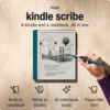 Amazon Kindle Scribe (64 GB) Kindle & Notebook in One, Write Directly in Books/Docs, Includes Pen, 10.2” Display, Months of Battery Life, Metallic Jade