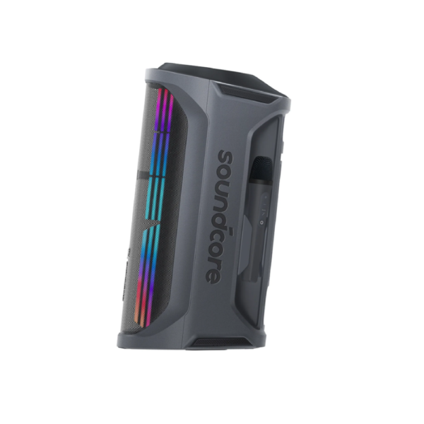Anker Soundcore Rave 3 Party Speaker, 2 Wireless Microphones, 100W Sound, RGB Lights, Bluetooth, Portable Karaoke Speaker for Parties - Image 3