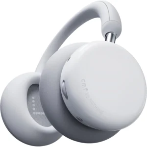 CMF by Nothing, Headphone Pro, Active Noise Canceling Wireless Headphones, 100-Hour Battery, Light Grey