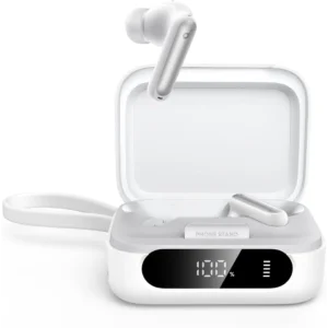 Soundcore P41i by Anker, Adaptive Noise Cancelling Earbuds with Portable Phone Charger, 12H Playtime, 192H with Case, 6-Mic AI Clear Calls, IPX5, White