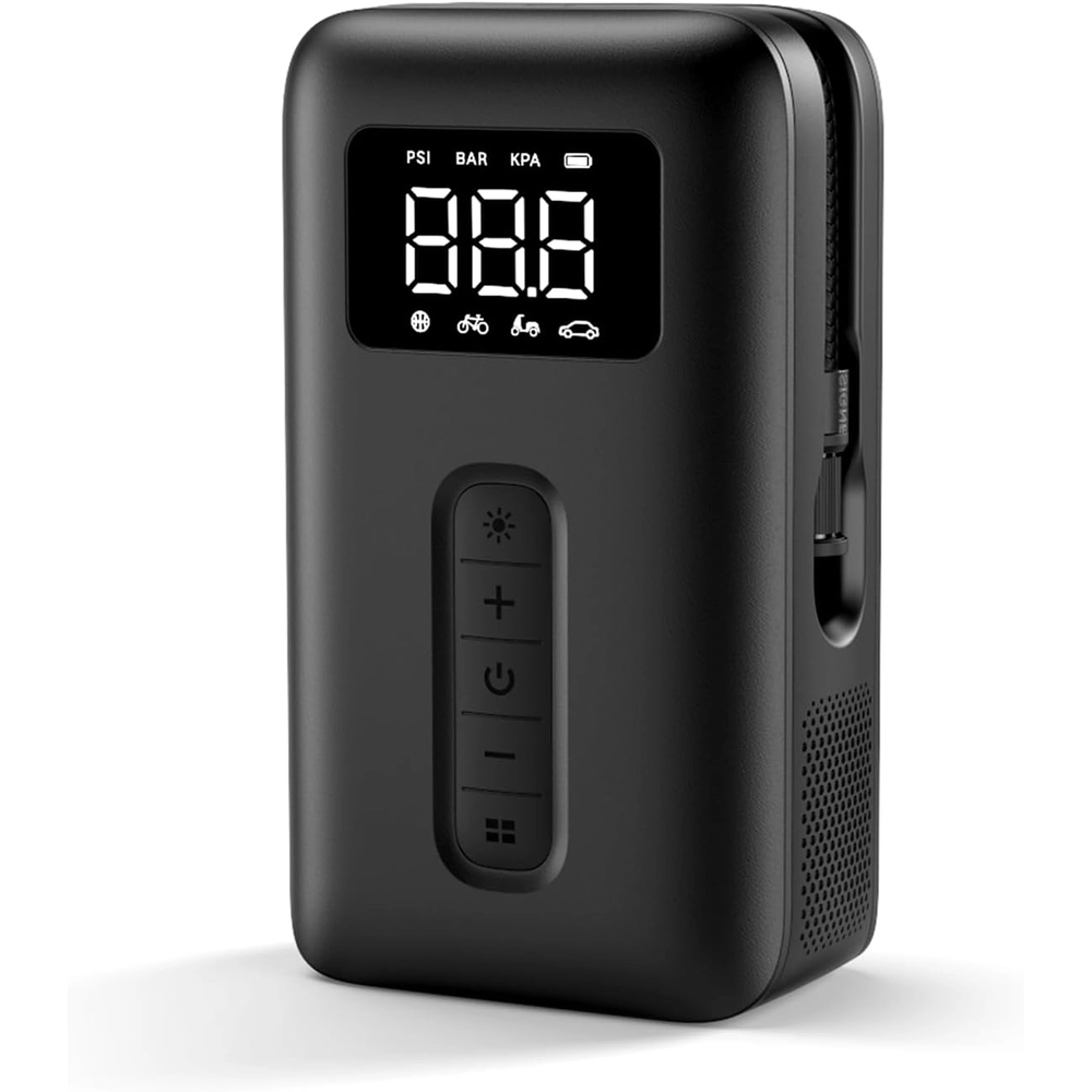 UGREEN Portable Air Compressor 2024 Upgrade Long Battery Life Digital Tire Pressure Detection Air Pump Tyre Inflator with LED Light (Max 150 PSI) Auto Shut Off Electric Pump for Car, Bike, Ball, Horizontal Model 1 UGREEN Portable Air Compressor 2024 Upgrade Long Battery Life Digital Tire Pressure Detection Air Pump Tyre Inflator with LED Light (Max 150 PSI) Auto Shut Off Electric Pump for Car, Bike, Ball, Horizontal Model