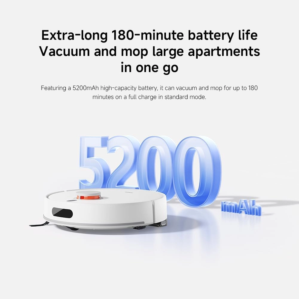 Xiaomi Robot Vacuum H40 – Smart 2-in-1 Vacuum and Mop with Powerful Suction, Auto Docking, and Intelligent Room Mapping for Deep Home Cleaning 13 Xiaomi Robot Vacuum H40 – Smart 2-in-1 Vacuum and Mop with Powerful Suction, Auto Docking, and Intelligent Room Mapping for Deep Home Cleaning - Image 13