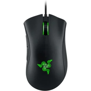 Razer DeathAdder Essential Gaming Mouse – 6400 DPI Optical Sensor, 5 Programmable Buttons, Mechanical Switches, Rubber Side Grips, Classic Black