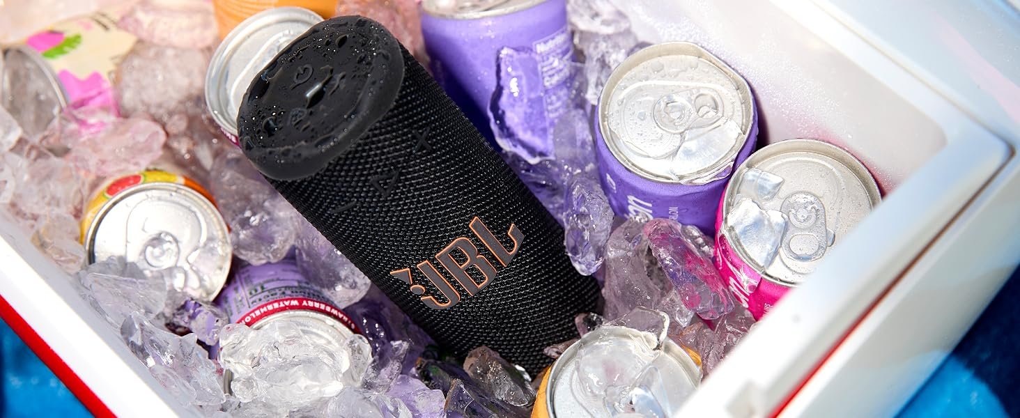 JBL Grip Compact Bluetooth Speaker with Ambient Light, IP68 Waterproof & Drop-Proof Design, Up to 14H Playtime 16 Grip Multi connect