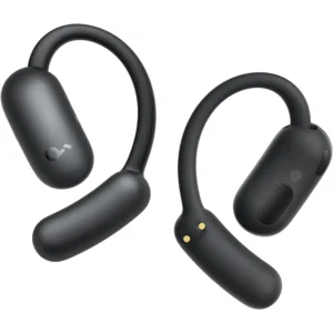 Soundcore AeroFit 2 AI Assistant Open-Ear Headphones by Anker – Smart Voice Control, Deep Bass, Bluetooth 5.4, 42H Playtime, IP55 Sweatproof, Black