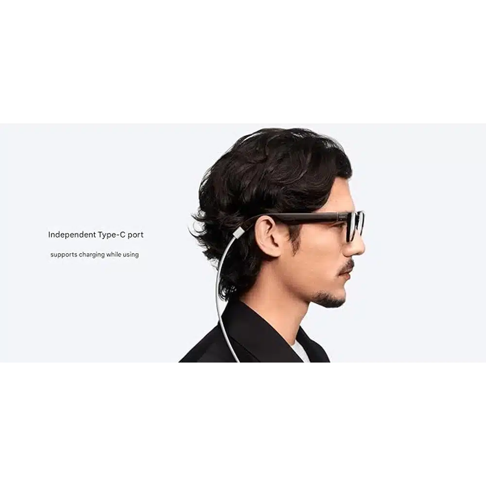 Xiaomi AI Glasses, Titanium Alloy Smart Wearable with Voice AI, 40g Lightweight Design & Smart Notifications, Black 6 Xiaomi AI Glasses, Titanium Alloy Smart Wearable with Voice AI, 40g Lightweight Design & Smart Notifications, Black - Image 6