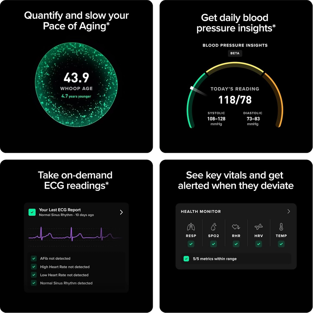 WHOOP Life, 12-Month Health & Fitness Membership, MG Device Bundle, Recovery, Strain, Sleep Tracking 3 WHOOP Life, 12-Month Health & Fitness Membership, MG Device Bundle, Recovery, Strain, Sleep Tracking - Image 3